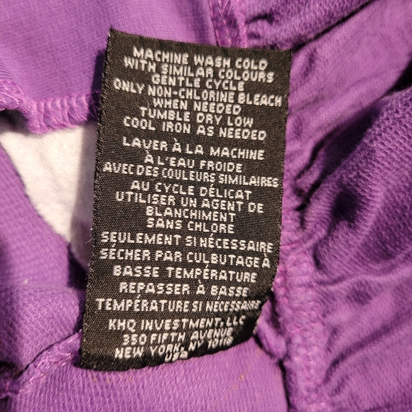 5T Calvin Klein Purple sweatshirt jacket - Picture 7 of 8
